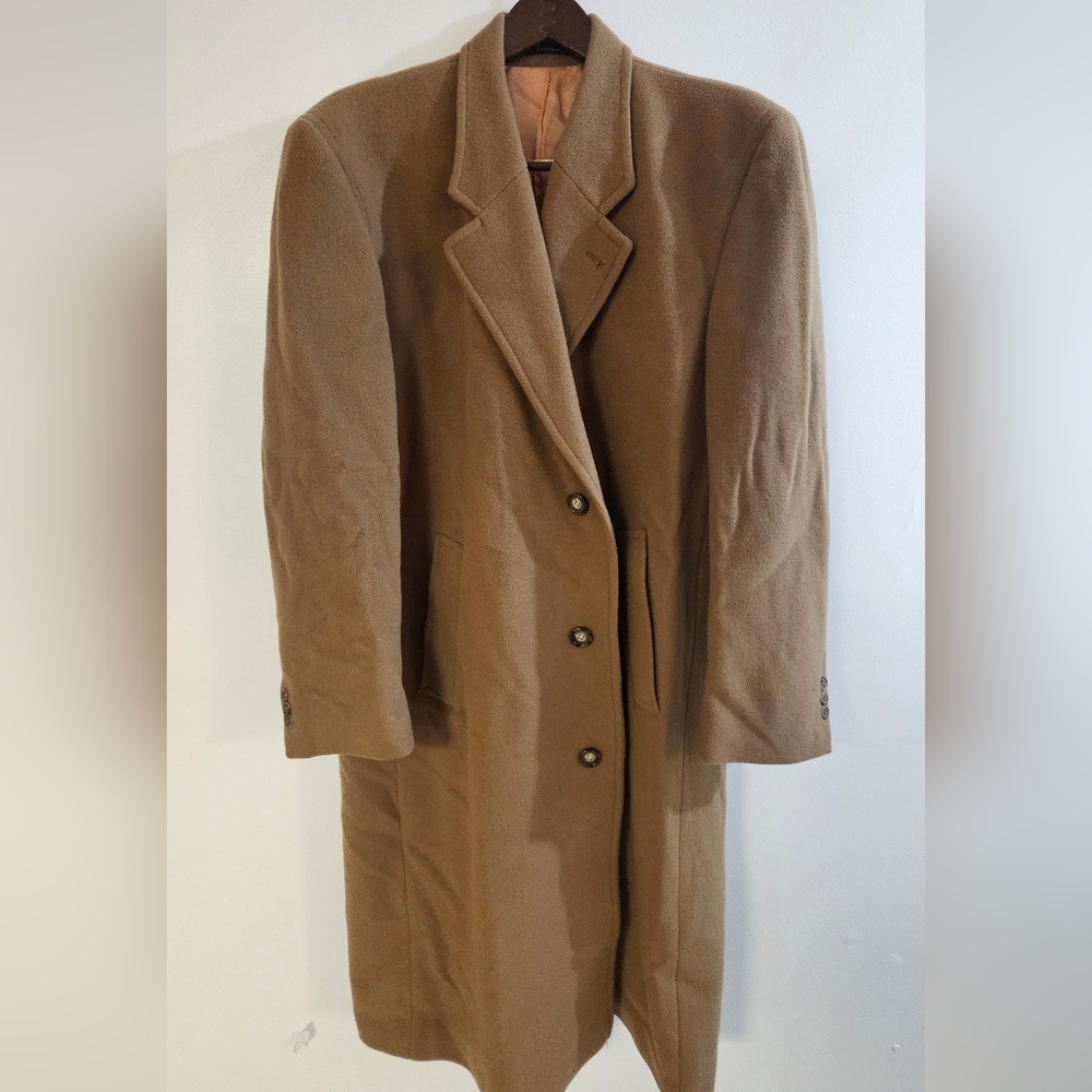 Gianfranco Ruffini Cashmere Camel Coat